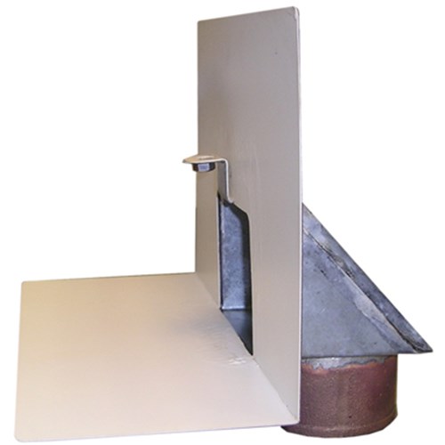 View TPO or PVC-Clad Stainless Steel Inside Wall Parapet Roof Drain